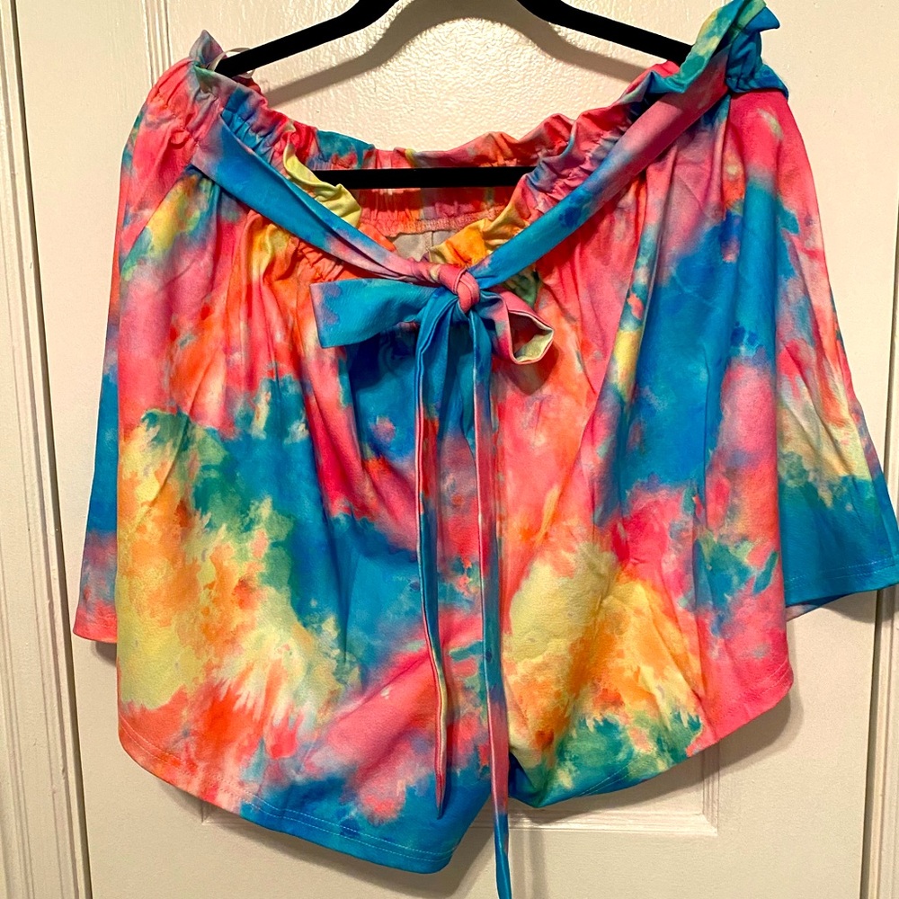 NWOT Shein Tie Dye shorts